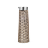 Leather-Wrapped Glass Carafe | Pinetti Sophie | OROA.com