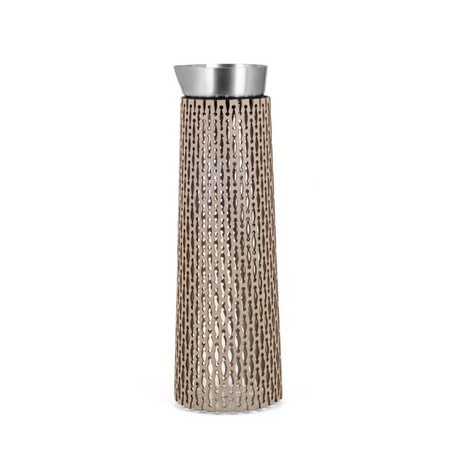 Leather-Wrapped Glass Carafe | Pinetti Sophie | OROA.com