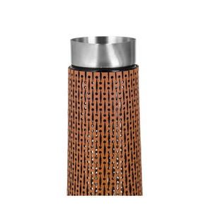 Leather-Wrapped Glass Carafe | Pinetti Sophie | OROA.com