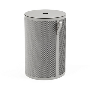 Leather Tall Round Basket | Pinetti Nadia | OROA.com