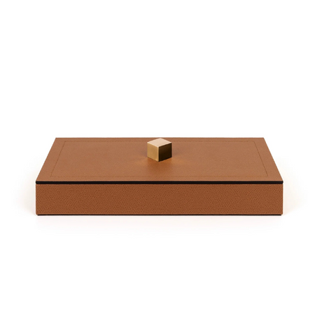 Leather Covered Wooden Box | Pinetti Kate | OROA.com