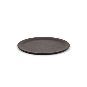 Round Calf Leather Tray | Pinetti Victor | OROA.com