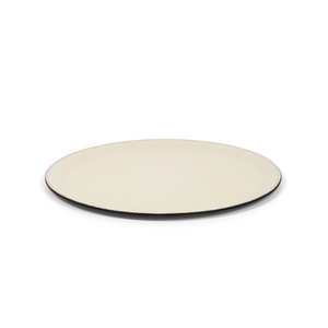 Round Calf Leather Tray | Pinetti Victor | OROA.com