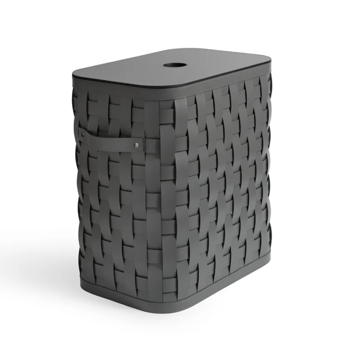 Flat Lidded Rectangular Tall Basket | Pinetti Demetra | OROA.com