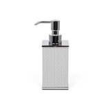 Leather Covered Square Bathroom Set | Pinetti Olimpia | OROA.com