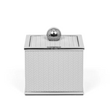 Leather Covered Square Bathroom Set | Pinetti Olimpia | OROA.com