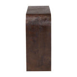 Dark Walnut Burl Veneer Waterfall Console – OROA, view 3