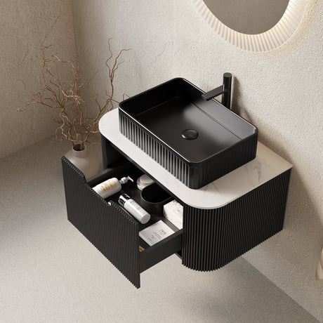 Floating Bathroom Vanity & Sink - OROA