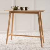Modern Aesthetic Wood Bar Table | Maison Naturelle