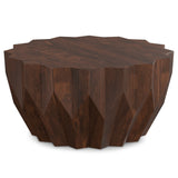 Wide Solid Mango Wood Coffee Table | Maison Naturelle
