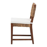 Seagrass and Mahogany Dining Chair – OROA, view 3