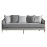 velvet sofa
