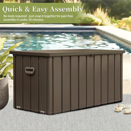 Outdoor Storage Deck Box Waterproof