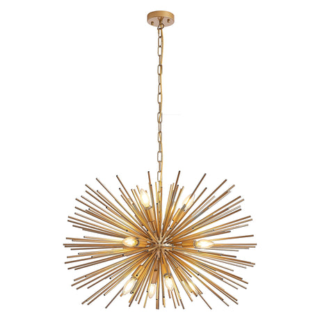 Mid-Century Modern 12-Light Starburst Chandelier - OROA