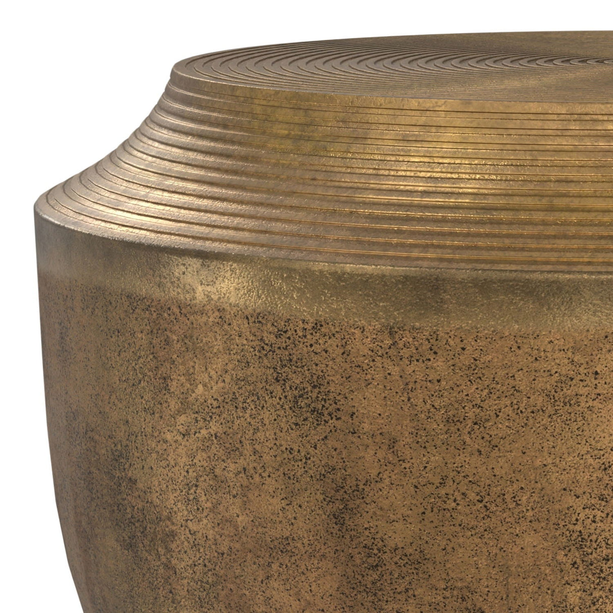 Timms - Cast Aluminum Coffee Table - Brown
