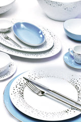 Silver Rain Large Oval Platter