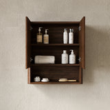 Wall-Mounted Striped Bathroom Cabinet - OROA