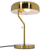 Gold Drum Shade Desk Lamp | OROA