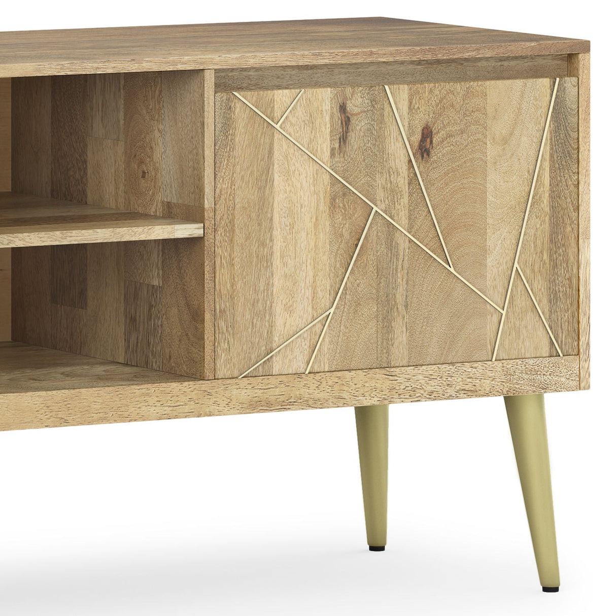 Jager - TV Media Stand - Mango Wood