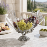 Intricate Grapevine & Acrylic Serving Bowl - OROA