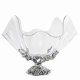 Intricate Grapevine & Acrylic Serving Bowl - OROA