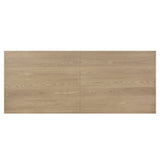 Natural Ash Fluted Double Pedestal Dining Table | Catchy