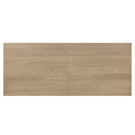 Natural Ash Fluted Double Pedestal Dining Table | Catchy