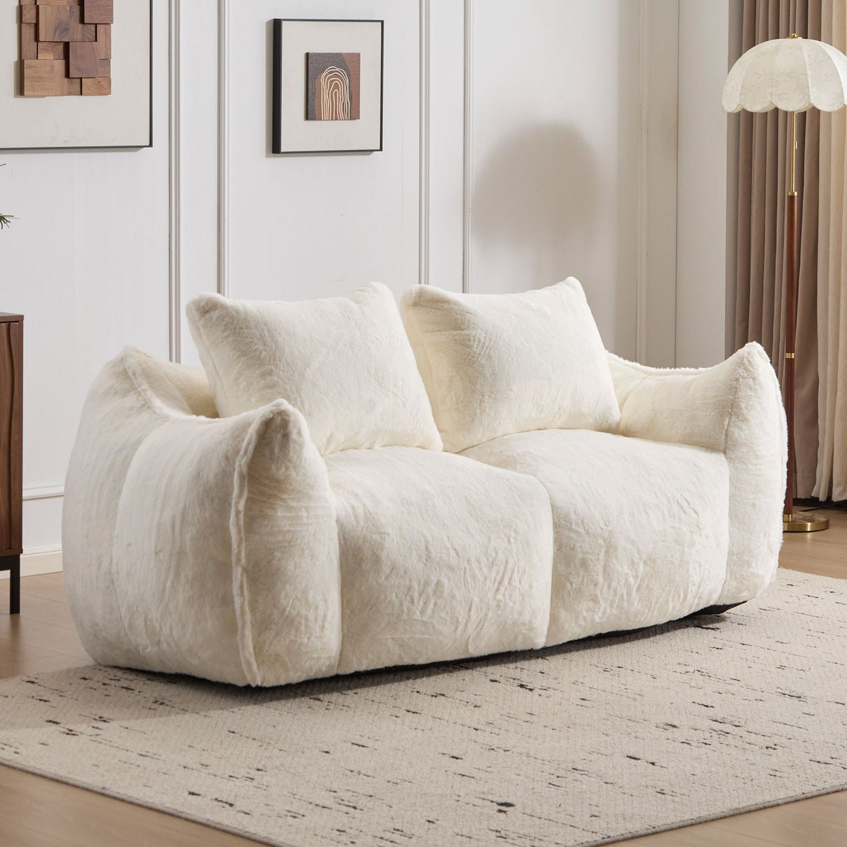 Bean Bag Couch, Ultra Soft Loveseat - OROA