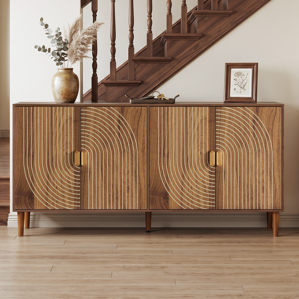 4-Door Walnut Sideboard | Maison Naturelle