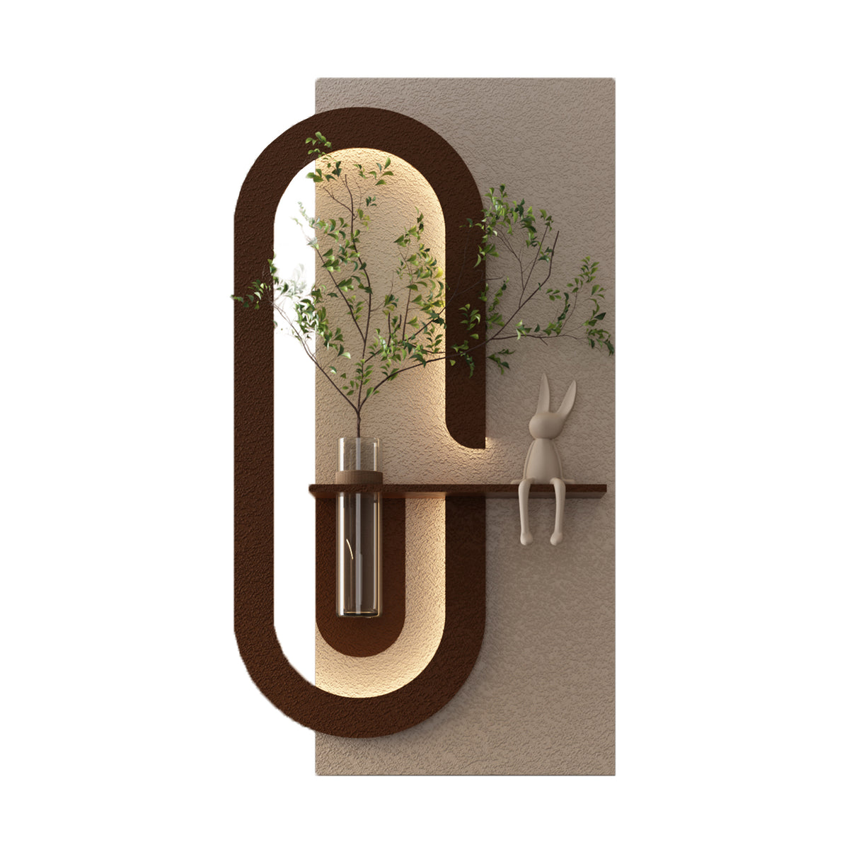3D Botanical Wall Decor with LED Lighting | OROA