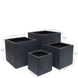 Large Outdoor Indoor Magnesium Oxide Planter (S/4)