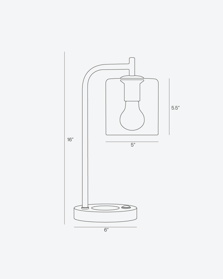 Elizabeth USB Desk Lamp - OROA