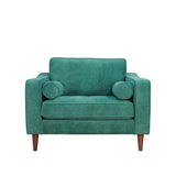 Green Curved Lounge Chair | Catchy