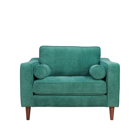 Green Curved Lounge Chair | Catchy