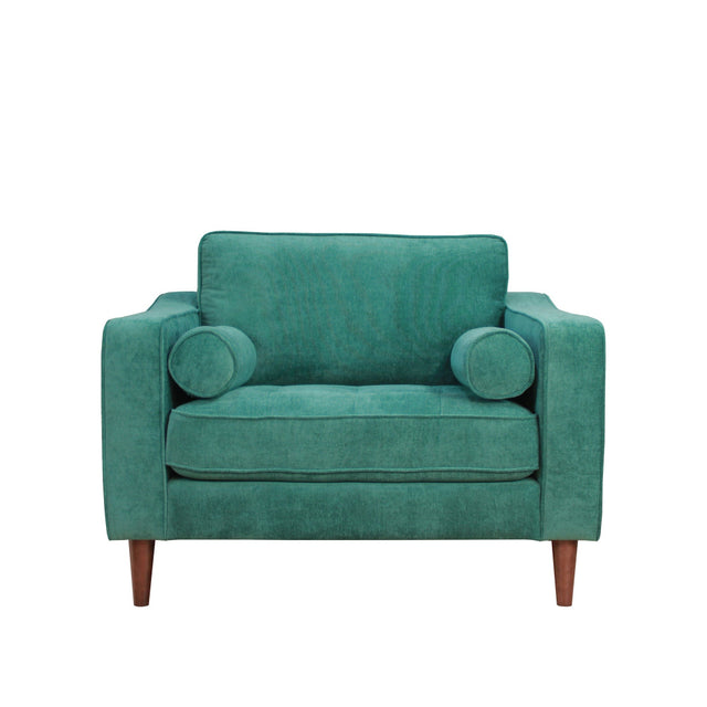 Green Curved Lounge Chair | Catchy