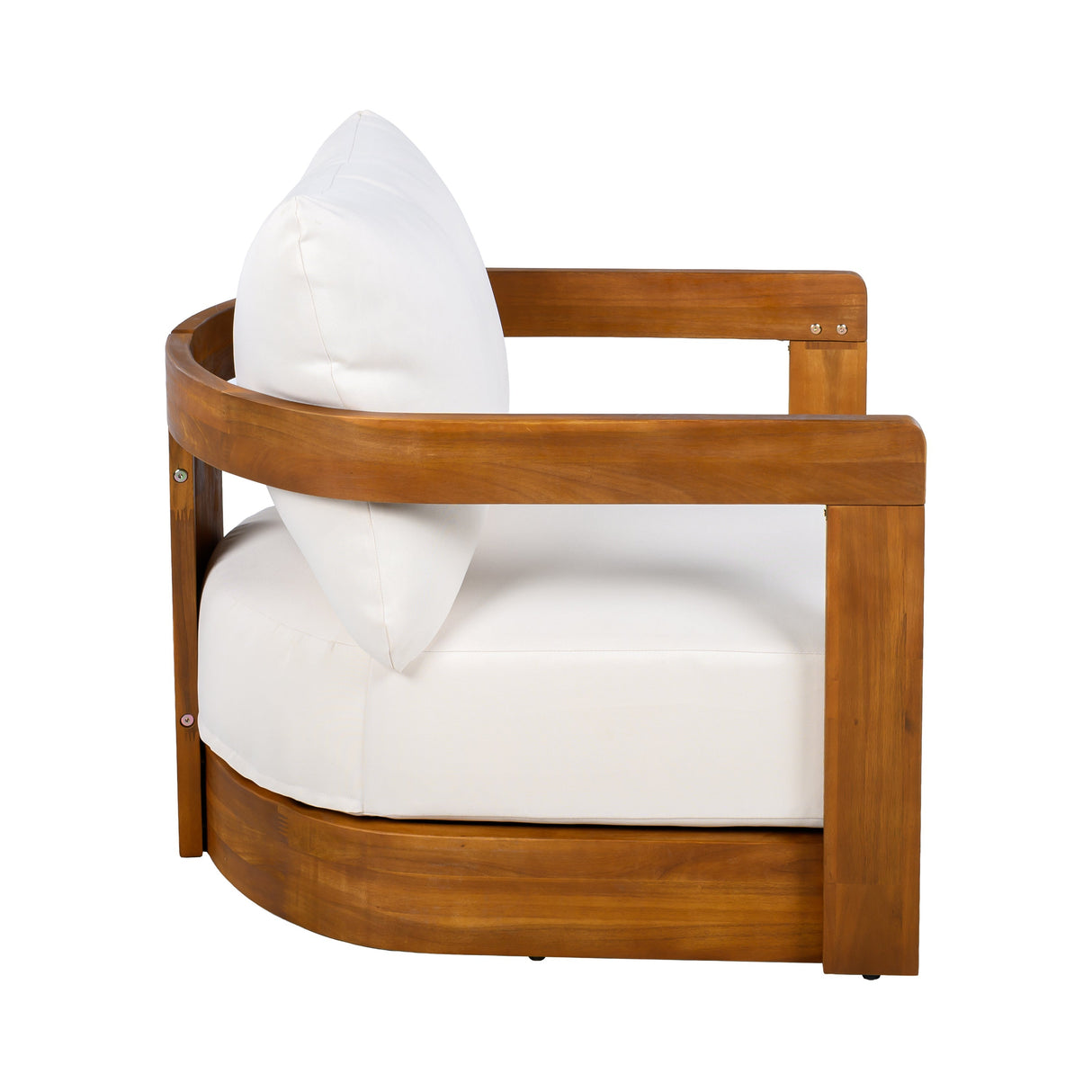 Premium Acacia Wood Outdoor Club Chair Capri