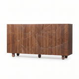 Brown Woven Pattern Sideboard 59 Inch – OROA, view 3
