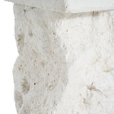 Minimalist Patio Side table White - OROA
