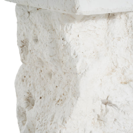 Minimalist Patio Side table White - OROA
