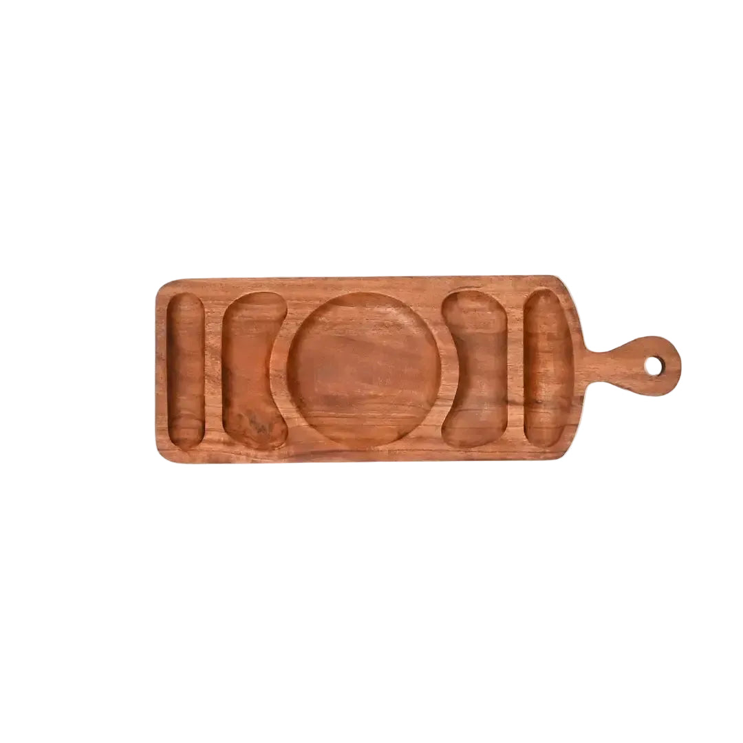 Acacia Wood Divided Serving Platter | Catchy