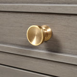 5 Drawer Executive Desk - Dove Gray