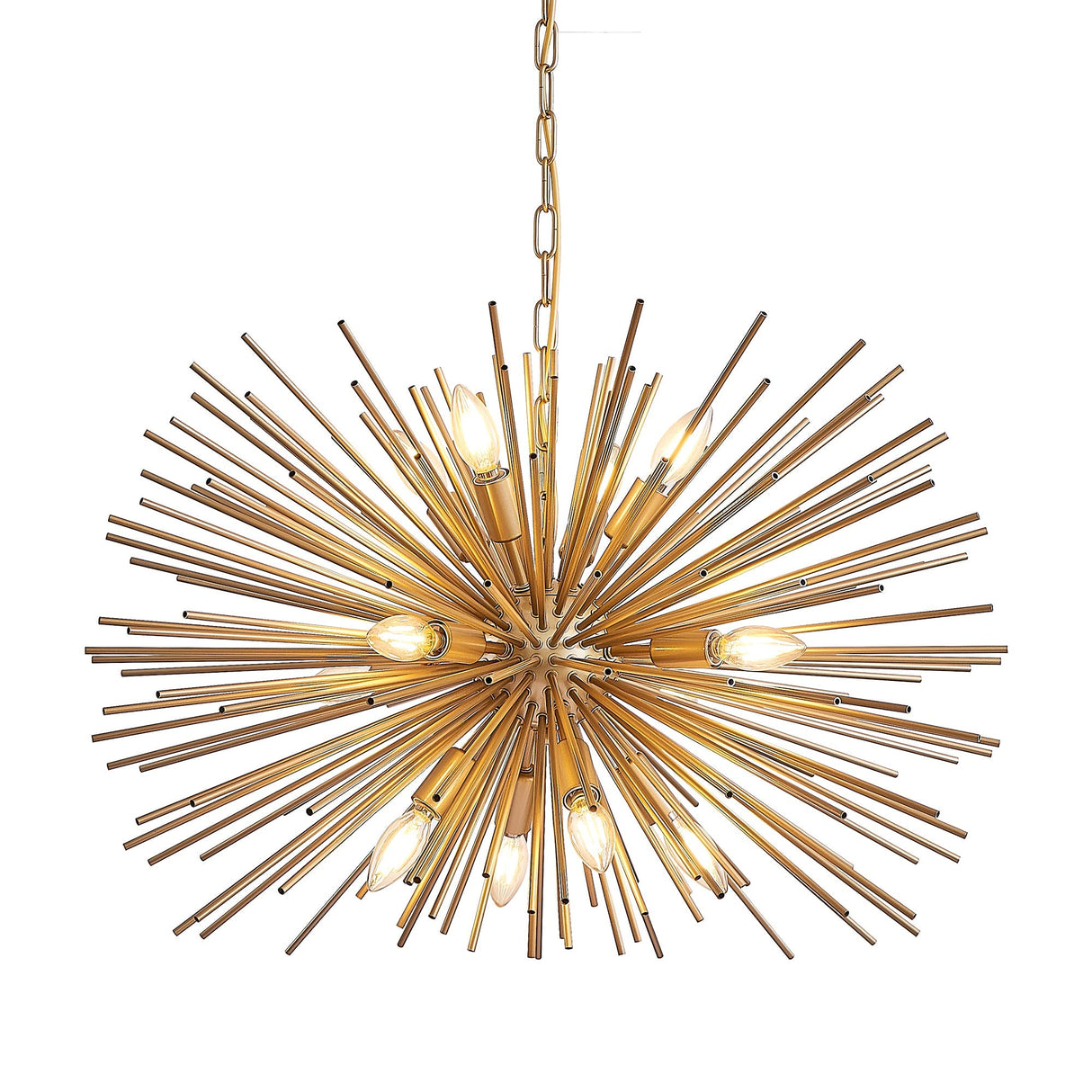 Mid-Century Modern 12-Light Starburst Chandelier - OROA