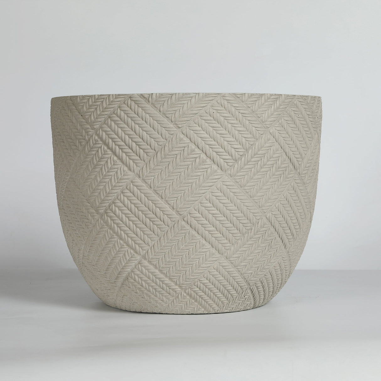 Round Concrete Planter (S/2)