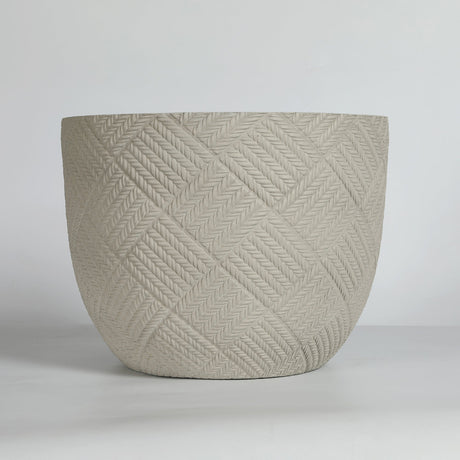 Round Concrete Planter (S/2)