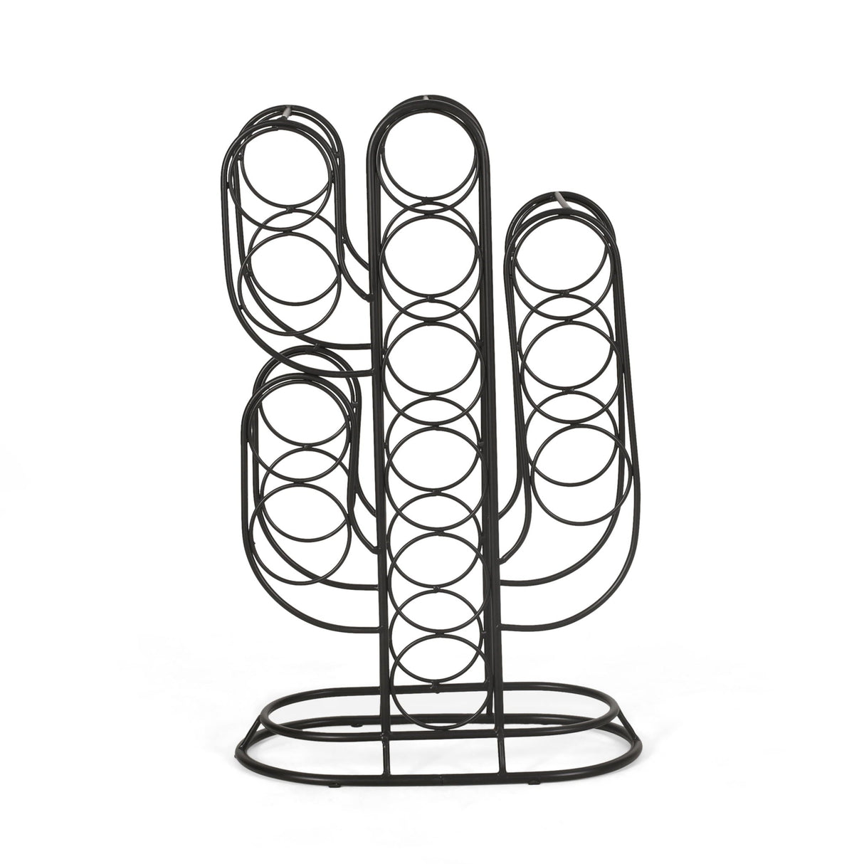 Industrial Black Wine Rack - 13 bottles - OROA