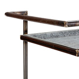 Industrial Gray Bar Cart - OROA