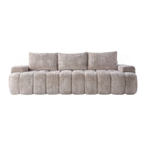 bulky taupe sofa