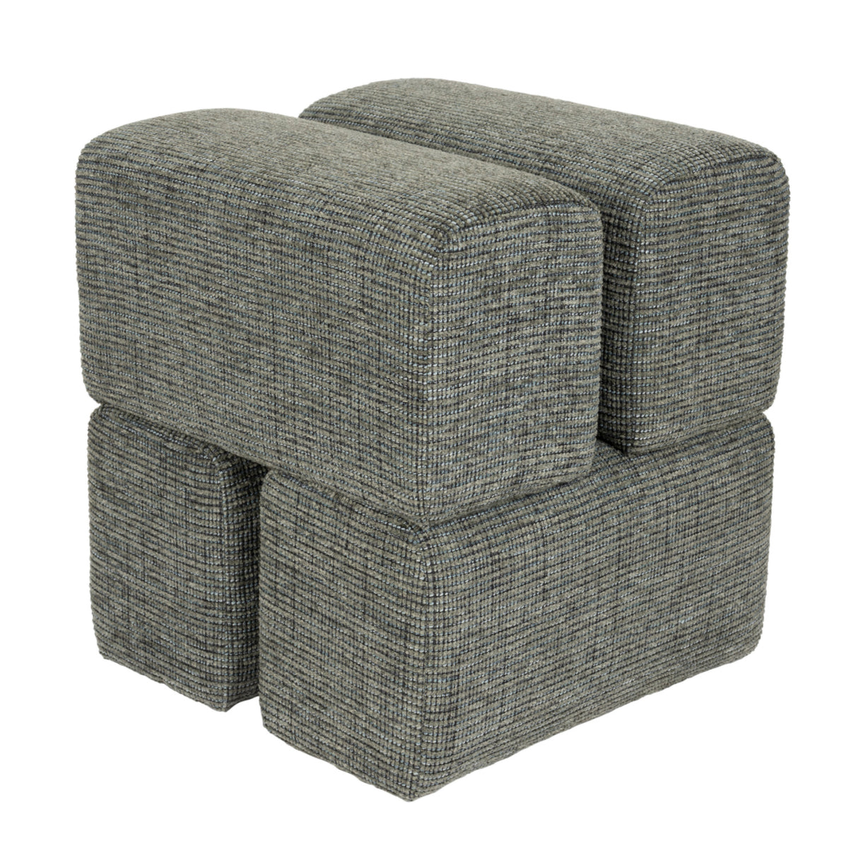   Cube-Shaped 4-Block Stool | Oroa.com