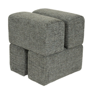   Cube-Shaped 4-Block Stool | Oroa.com