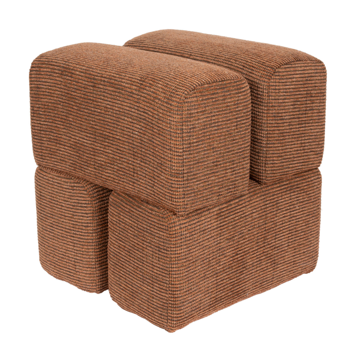   Cube-Shaped 4-Block Stool | Oroa.com